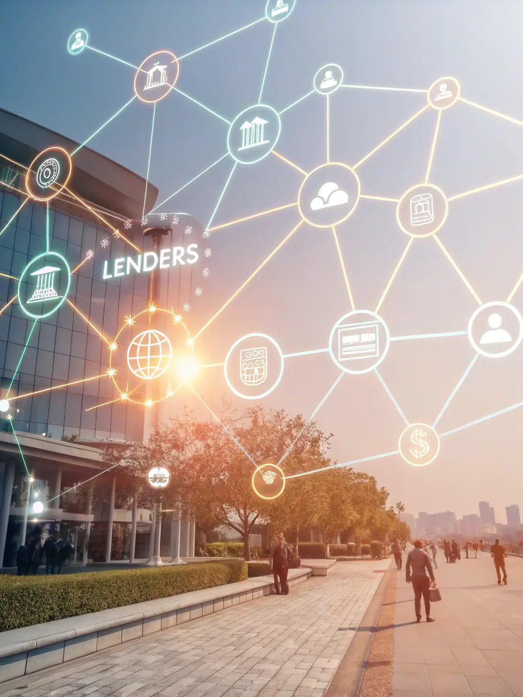 A detailed illustration of the program's modular structure, showcasing the different stages of financial education and planning, with interconnected nodes representing each module.